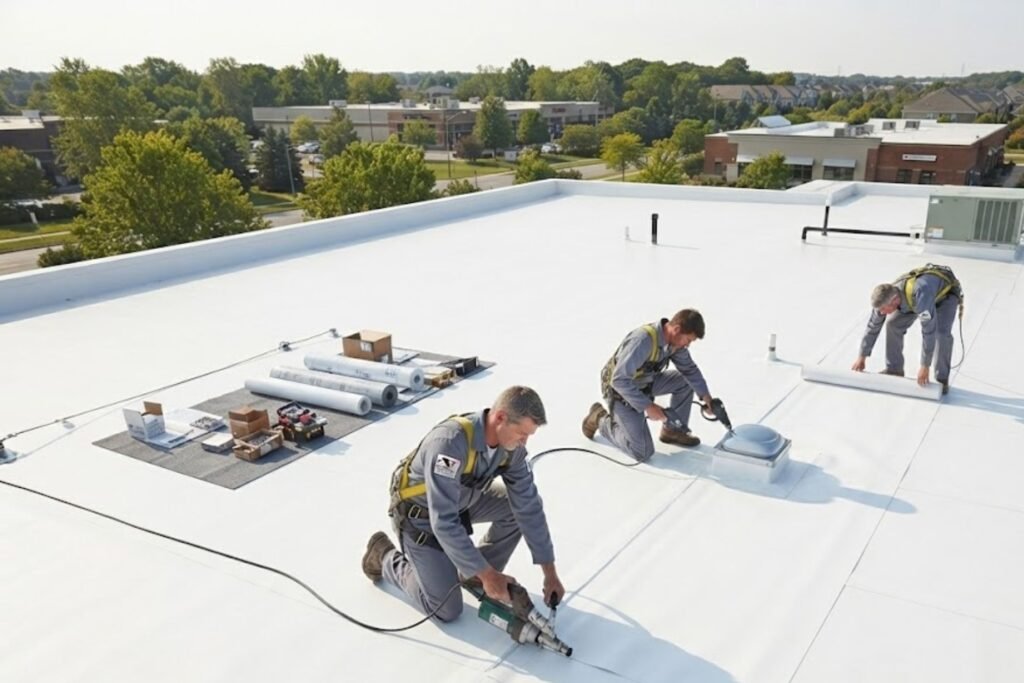 Merrick, New York - Flat Roofing